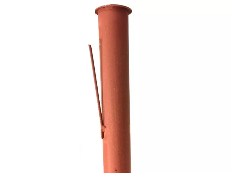 Столб круглый d-51мм, 2.4м с крючком
